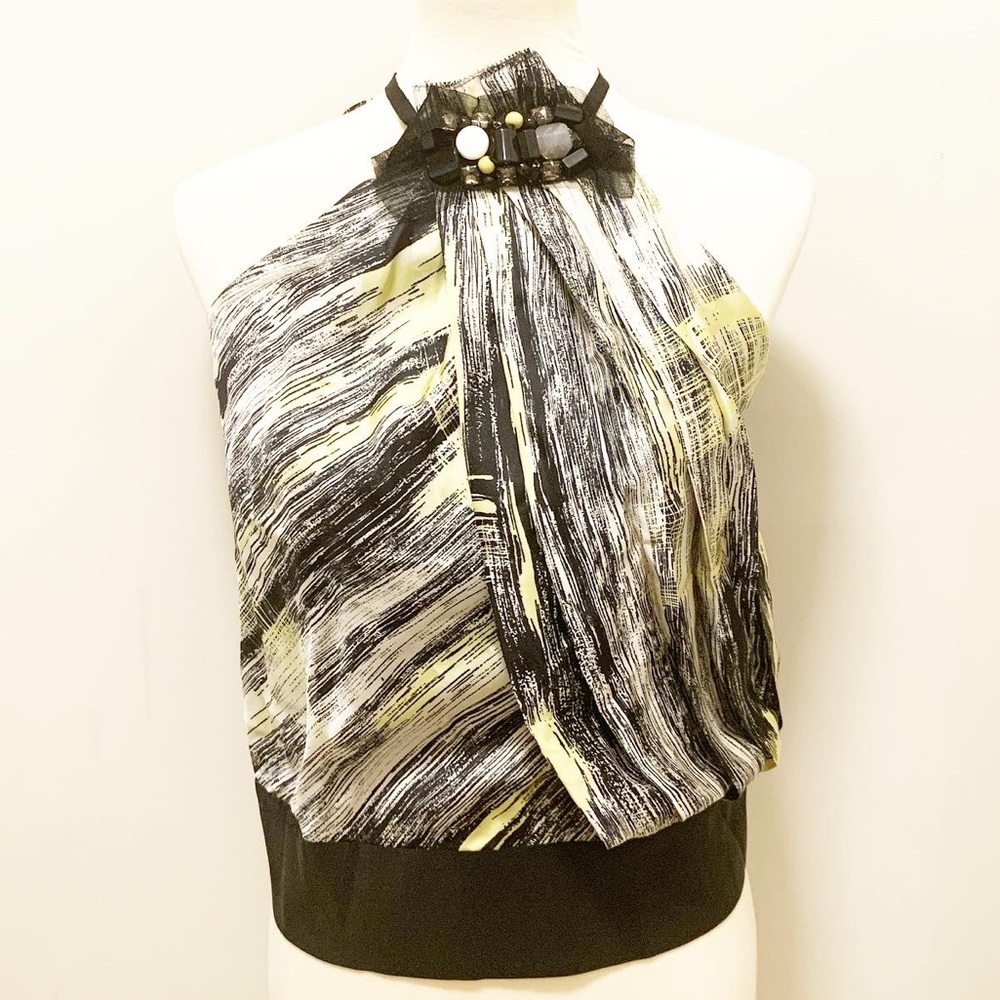 Robert Rodriguez patterned halter top, size 2